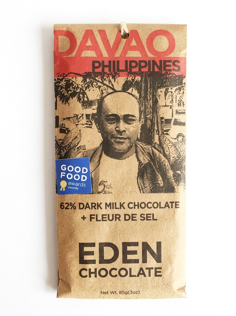 62% Dark Milk Chocolate + Fleur de Sel Sea Salt Bar